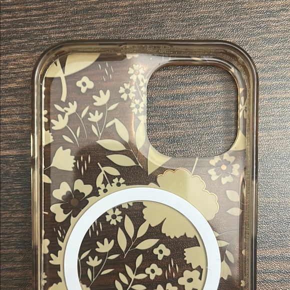 Floral Patterned Phone Case - Brown and Pink iPhone 14 NWOT - Picture 3 of 6